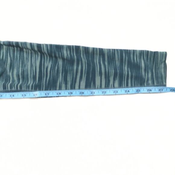 Nike Leggings Space Dye Mesh Panel Teal Activewear Athletic Running Women's XS - Picture 8 of 12